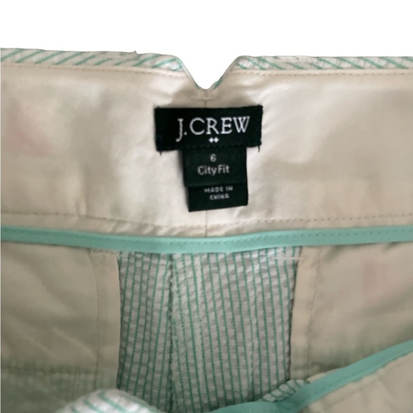 J. Crew Seersucker Short with 🦞 lobseter embroidered details. 🦞Size 6 🦞 - Picture 4 of 4